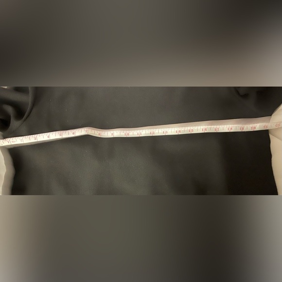 Black Longsleeve bell/ruffle sleeve blouse, size large. - Picture 3 of 4